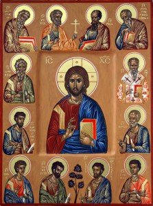 Christ and the Holy Apostles